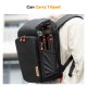K&F Concept Camera Backpack 25L Nature Wander 01 (Black + Red)